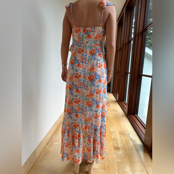 ASTR The Label Sweetheart Floral Ruffle Mido Dress size S - Picture 7 of 10